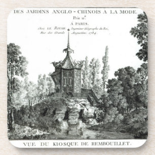 Dessous-de-verre Vue du kiosque chez Rembouillet, de 'Jardins