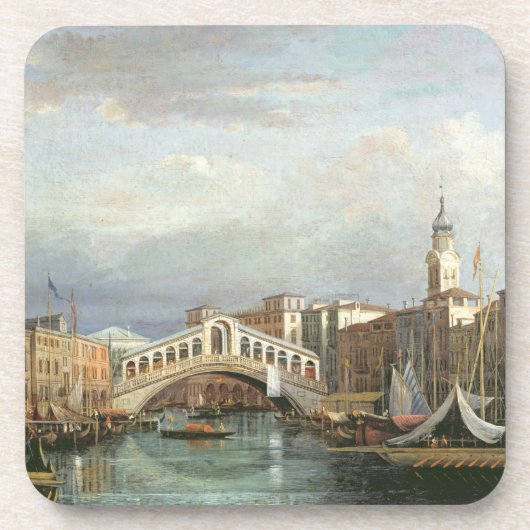 Dessous-de-verre Vue du pont de Rialto à Venise (Devant)