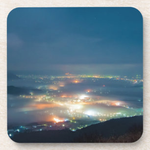Dessous-de-verre Vue Nocturne Mer Nocturne Des Nuages Japon Kumamot