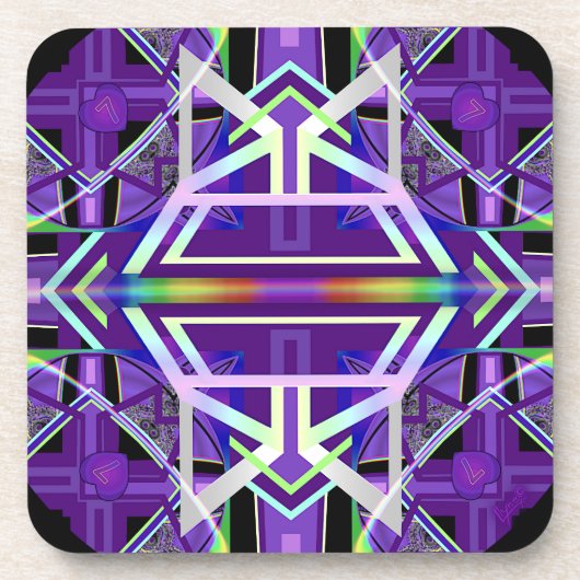 Dessous-de-verre W3 Violet (Devant)
