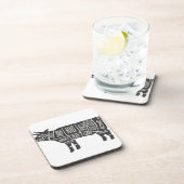 Dessous-de-verre w Graphique Boucher (Côté Droit)