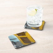 Dessous-de-verre WA, Seattle, automobile américaine classique. 2 (Côté Droit)