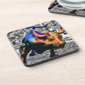 Dessous-de-verre Wall Street Taureau (Côté gauche)