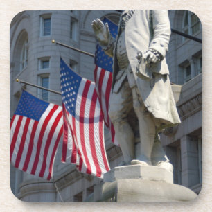 Dessous-de-verre Washington, DC, statue de Benjamin Franklin