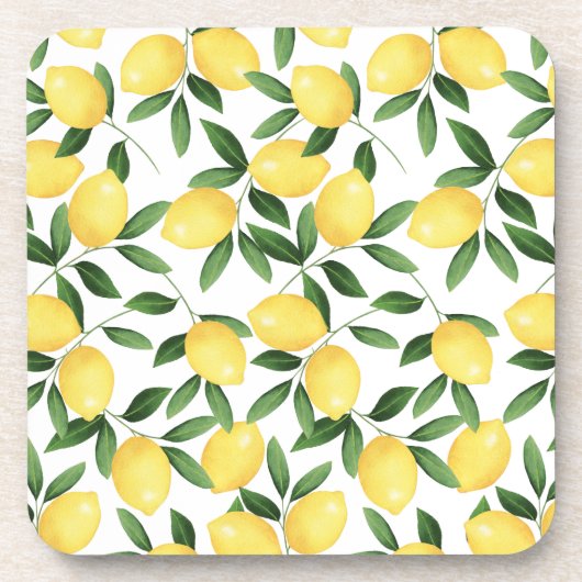 DESSOUS-DE-VERRE WATERCOLOR LEMONS (Devant)
