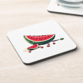Dessous-de-verre Watermelon Palestine (Côté gauche)
