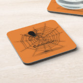 Dessous de verre Web Black & Orange Spider personn (Côté gauche)