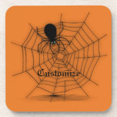 Dessous de verre Web Black & Orange Spider personn (Devant)