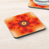 Dessous-de-verre Web du feu - art de fractale (Côté gauche)