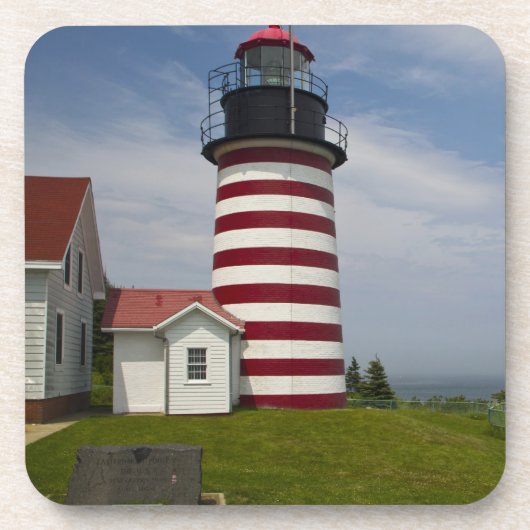 Dessous-de-verre West Quoddy Head Lighthouse State Park est le (Devant)
