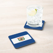 Dessous-de-verre West Virginia State Flag Design (Côté Droit)