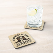 Dessous-de-verre Western Cowboy Boots AJOUTER LE NOM Sheriff Spurs  (Côté Droit)