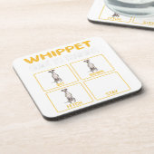 Dessous-de-verre Whippet Guide Pour L'Entraînement De L'Obéissance  (Côté gauche)