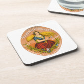 Dessous-de-verre Whiskey Advertising Étiquette, Vers 1860. (Côté gauche)