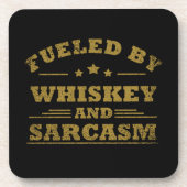 Dessous-de-verre Whiskey cite d'amusants propos d'alcool (Devant)