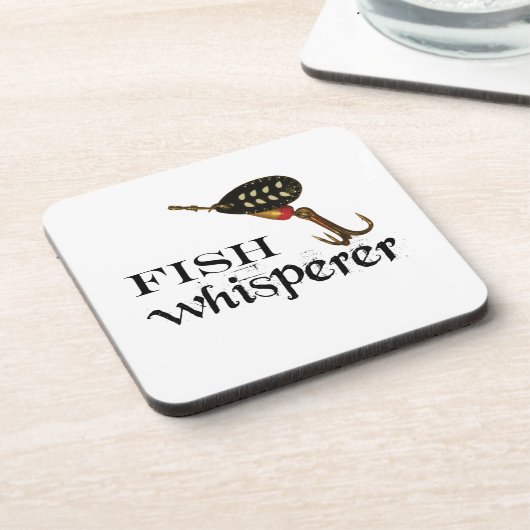 Dessous-de-verre Whisperer De Poisson Avec Lure (Côté gauche)