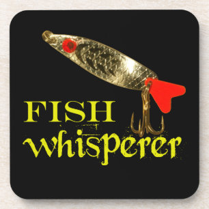 Dessous-de-verre Whisperer De Poisson Avec Lure