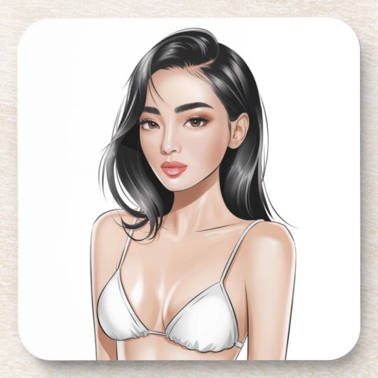 Dessous de verre White Elegance (Devant)