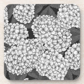 Dessous-de-verre White hydrangea (Devant)