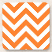 Dessous-de-verre White Large Chevron Zig Zag (Devant)