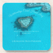 Dessous-de-verre Whitsundays Coral Heart Reef – Romantic  (Devant)