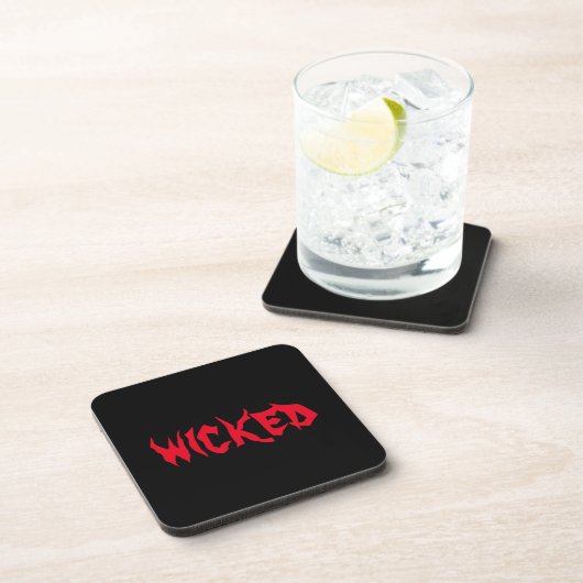 Dessous-de-verre Wicked Hard Plastic Coaster (Côté Droit)