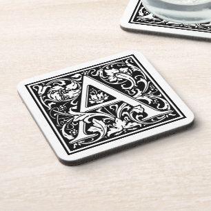 Dessous-de-verre William Morris Alphabet "A"