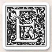Dessous-de-verre William Morris Alphabet "E" (Devant)