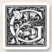 Dessous-de-verre William Morris Alphabet "G" (Devant)