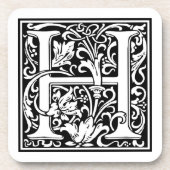 Dessous-de-verre William Morris Alphabet "H" (Devant)