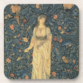 Dessous-de-verre William Morris antique Flora (Devant)