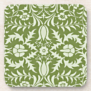 Dessous-de-verre William Morris, motif floral vintage,