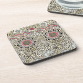 Dessous-de-verre william morris papier peint coq floral (Côté gauche)