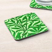Dessous-de-verre William Morris Willow Bough, Emerald Green (Côté gauche)