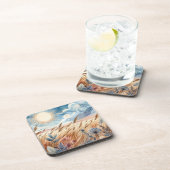 Dessous-de-verre Windy Day Rustic Boho Mountain Prairie Country (Côté Droit)
