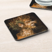 Dessous-de-verre Winter Four Seasons Giuseppe Arcimboldo (Côté gauche)