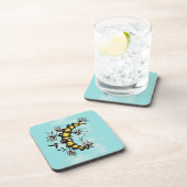 Dessous-de-verre Witchy Moon Floral Boho Art (Côté Droit)