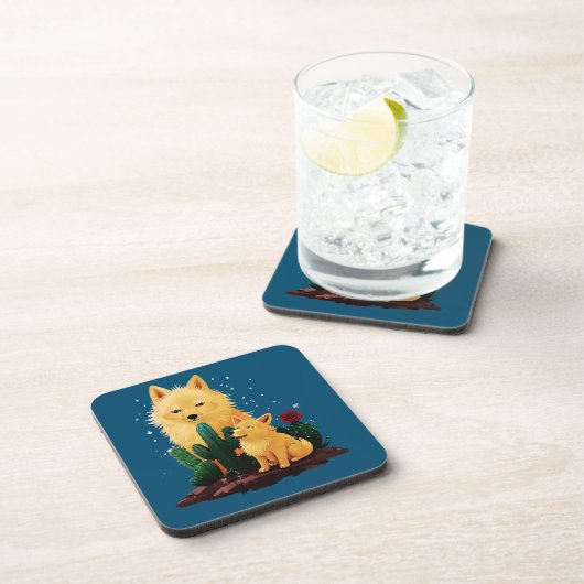 Dessous-de-verre Wolf26 : (Côté Droit)