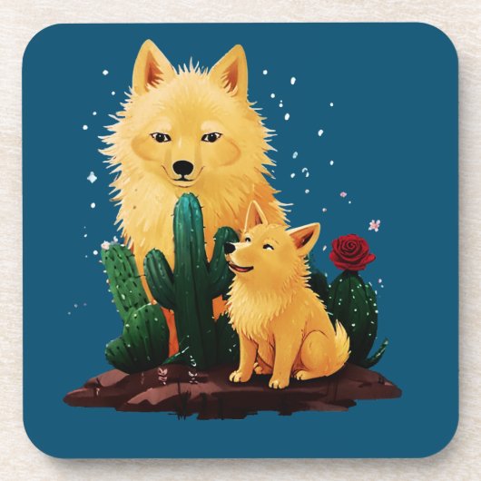 Dessous-de-verre Wolf26 : (Devant)