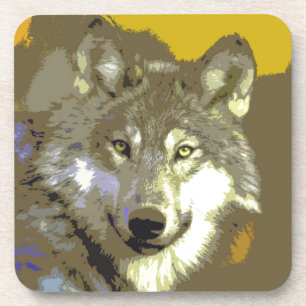 Dessous-de-verre Wolf 044