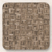 Dessous-de-verre Wood Texture Cork Coaster (Devant)