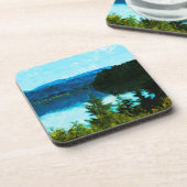 Dessous-de-verre Wyoming Grand Teton Mountains Abstrait (Côté gauche)