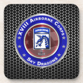 Dessous-de-verre XVIIIe corps d'aviation Sky Dragons (Devant)