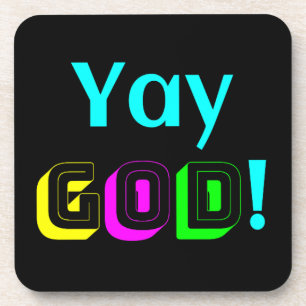 Dessous-de-verre Yay God Neon Love