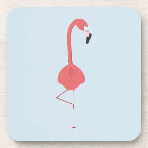 DESSOUS-DE-VERRE YOGA FLAMANT ROSE
