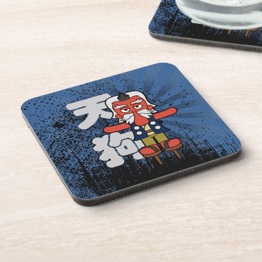 Dessous-de-verre Yokai Tengu japonais (Côté gauche)