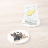 Dessous de verre Yorkie Double Trouble (Côté)
