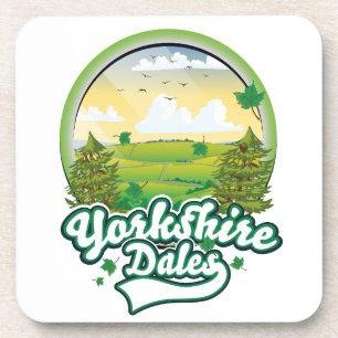 Dessous-de-verre Yorkshire Dales logo Voyage