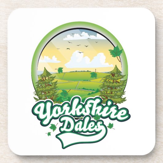 Dessous-de-verre Yorkshire Dales logo Voyage (Devant)