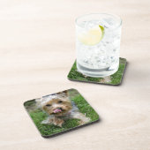Dessous-de-verre Yorkshire Terrier Puppy - "jjhelene design" (Côté Droit)